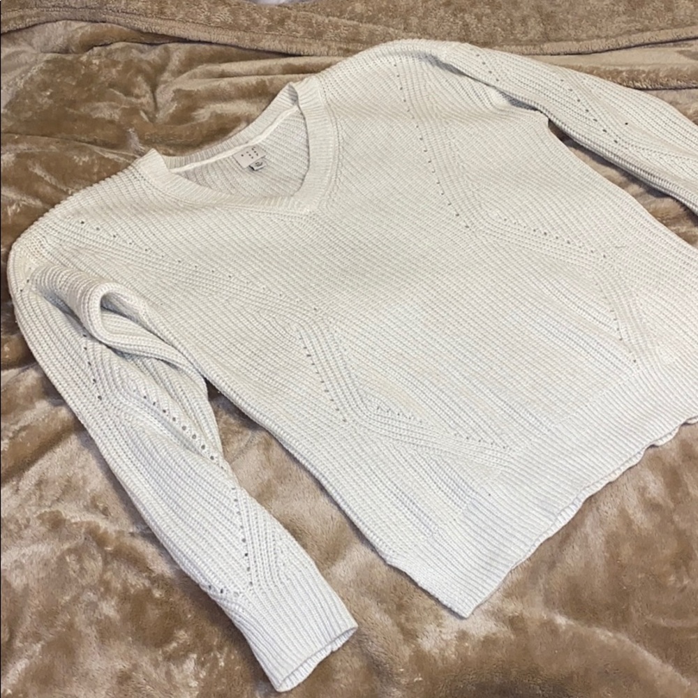 White sweater